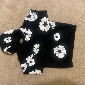 Black and White Denim Tears Men’s Hoodie